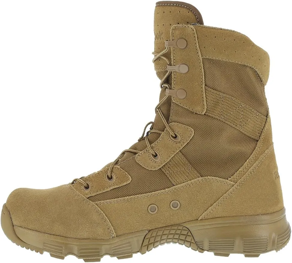 Reebok Work Womens Hyper Velocity 8 Inch Electrical Soft Toe Work Safety Shoes Casual - Beige