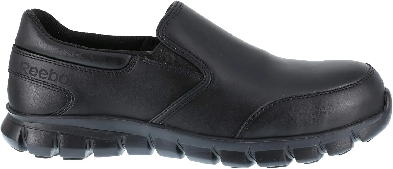 Reebok Work Women's Sublite Cushion Comp Toe Athletic Work Sho Black - 11 Wide