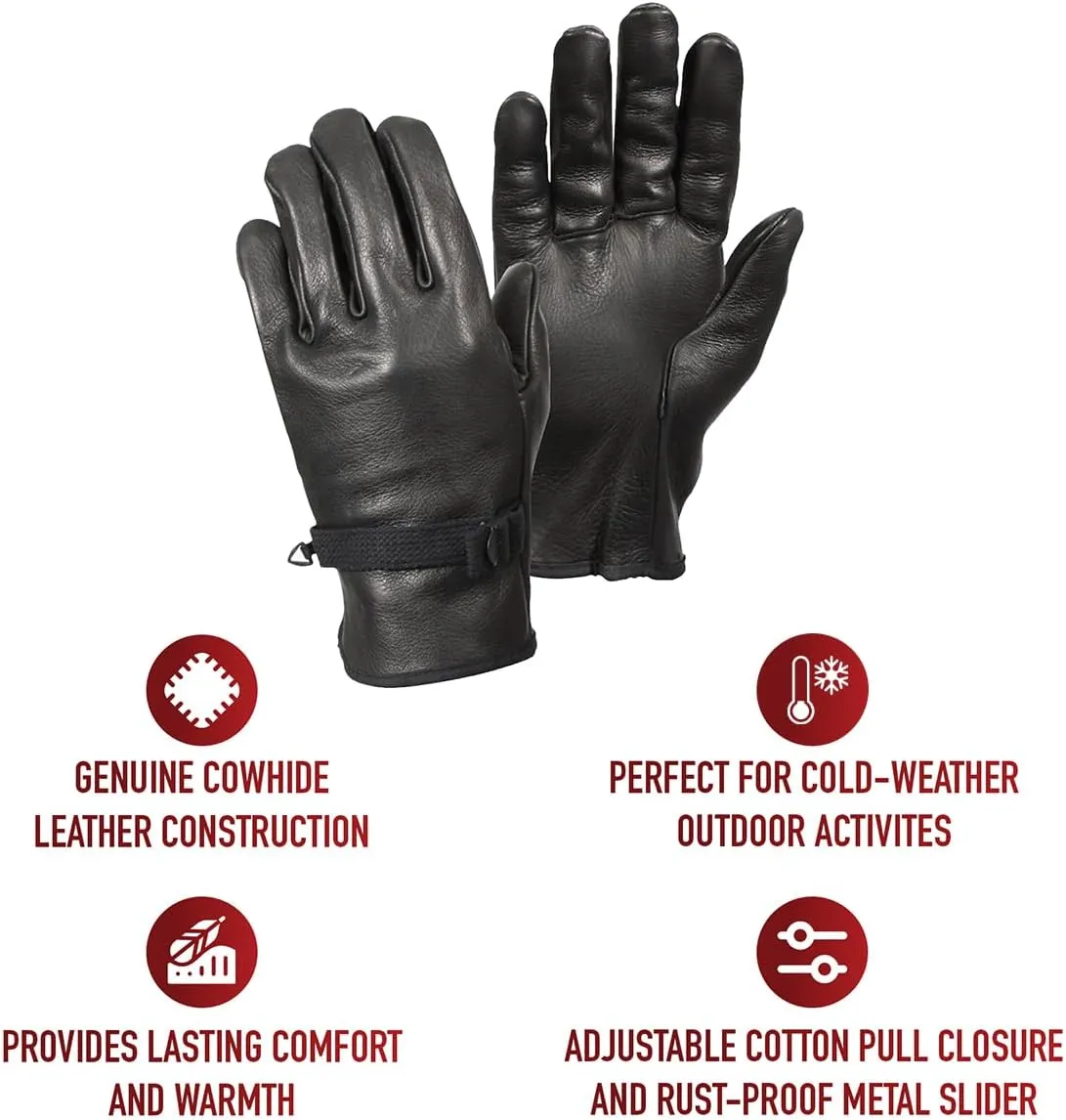 Rothco Leather D3-A Type Gloves