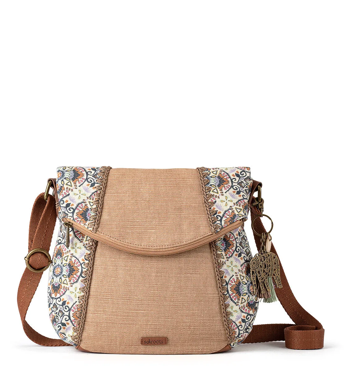 Sakroots Artist Circle Foldover Crossbody