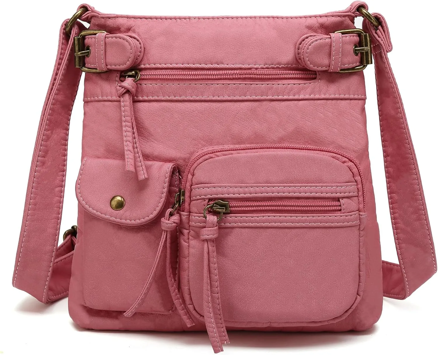 Scarleton Crossbody Bags for Women Purses and Handbags Multi Pocket Shoulder Bag Faux Leather Small, H1833