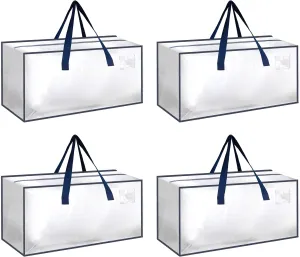 Simple Deluxe Moving Bags, White