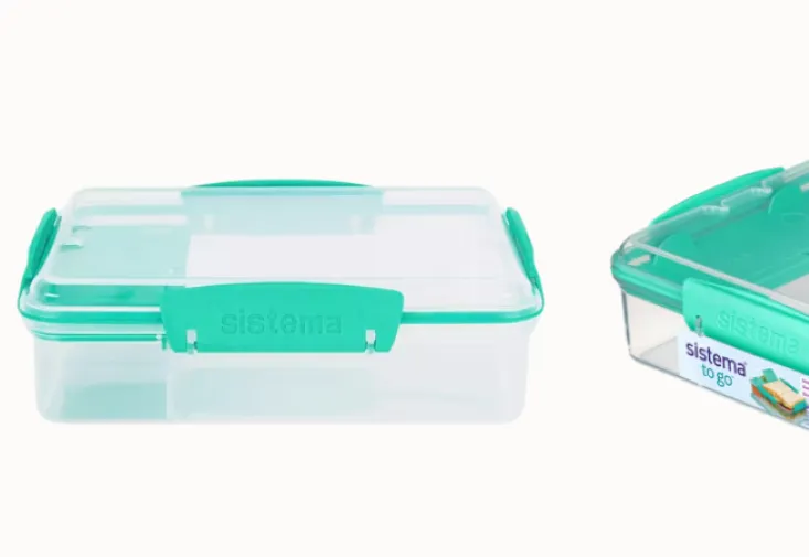 Sistema® 975ml Snack Attack™ Duo TO GO™