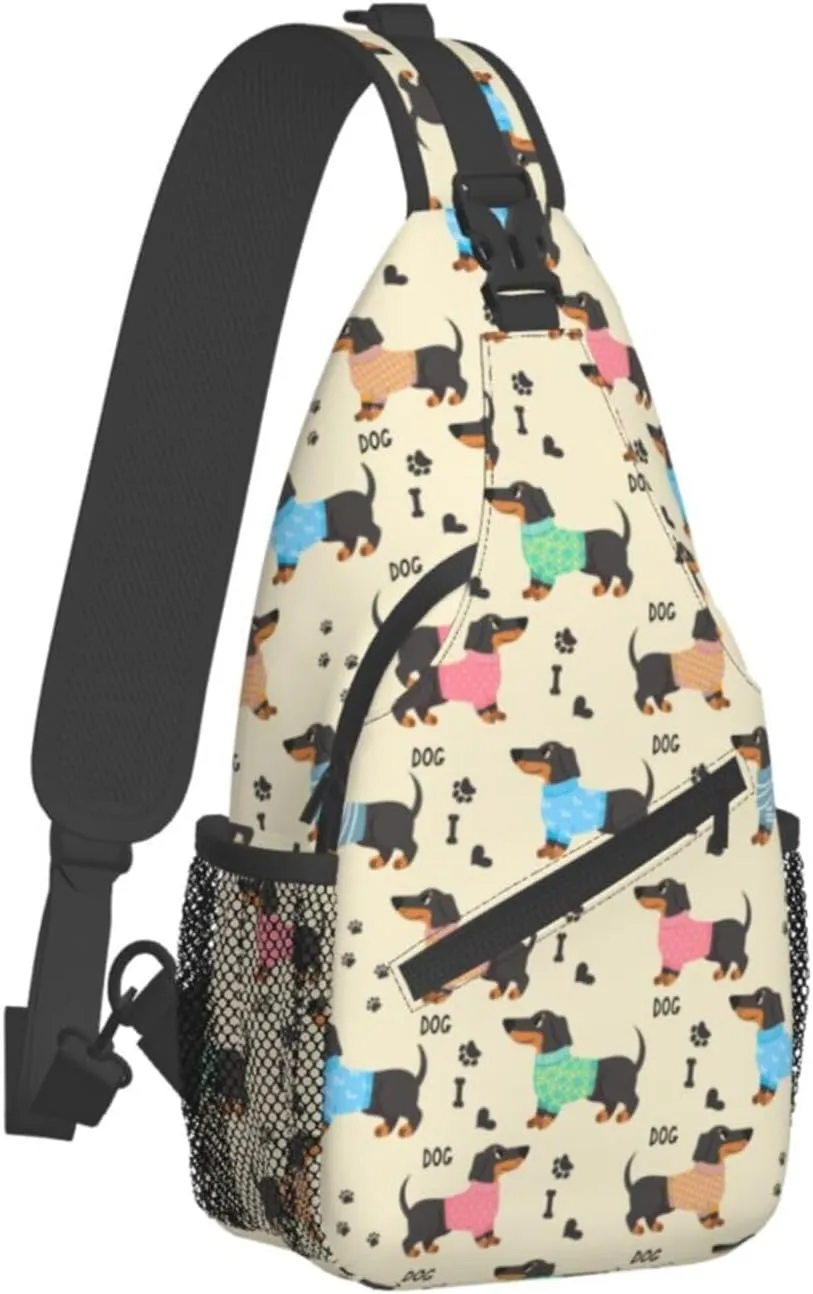 Sling Bag Crossbody Backpack Hiking Travel Daypack Chest Bag Lightweight Shoulder Bag For Women Men