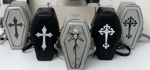 Small Coffin Shaped Purse/Crossbody Halloween Purse
