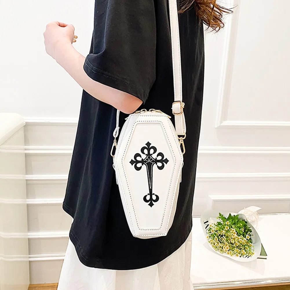 Small Coffin Shaped Purse/Crossbody Halloween Purse