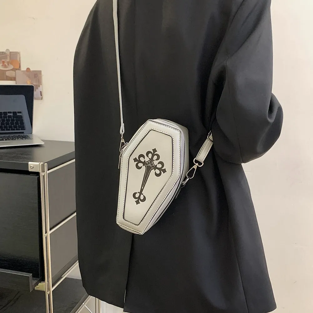Small Coffin Shaped Purse/Crossbody Halloween Purse
