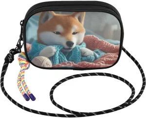Small Crossbody Bags Cat Funny Bed for Women Cell Phone Purses Women's Shoulder Handbag Wallet Purse