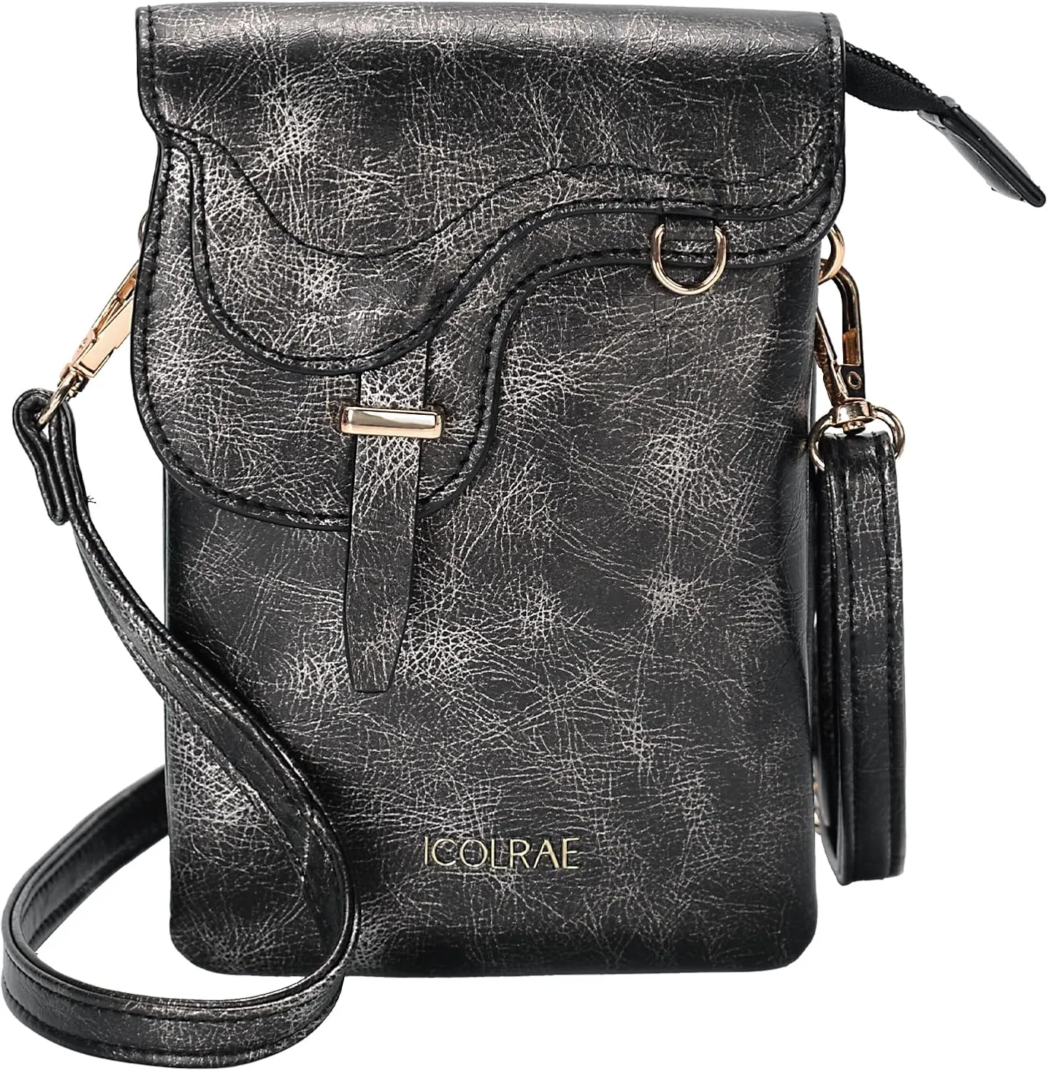 Small Crossbody Bags For Women Trendy Vegan Leather Cell Phone Purse Crossbody Adjustable Strap Handbags