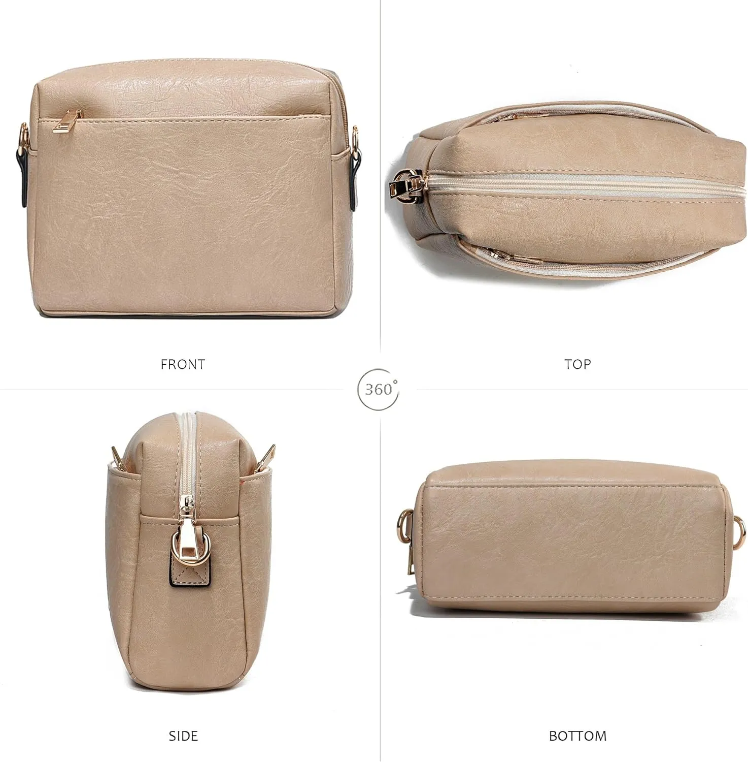 Small Crossbody Bags for Women Vegan Leather Purses Women's Shoulder Handbags Wallet Satchel Cross Body Purse