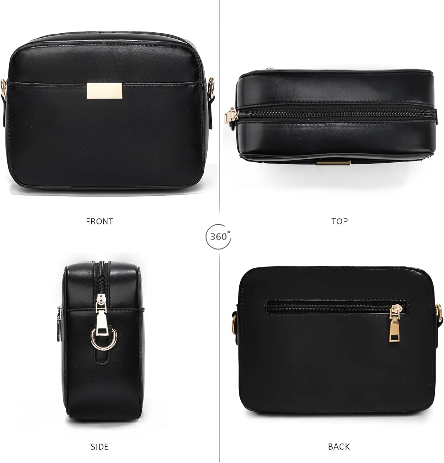 Small Crossbody Bags for Women Vegan Leather Purses Women's Shoulder Handbags Wallet Satchel Cross Body Purse