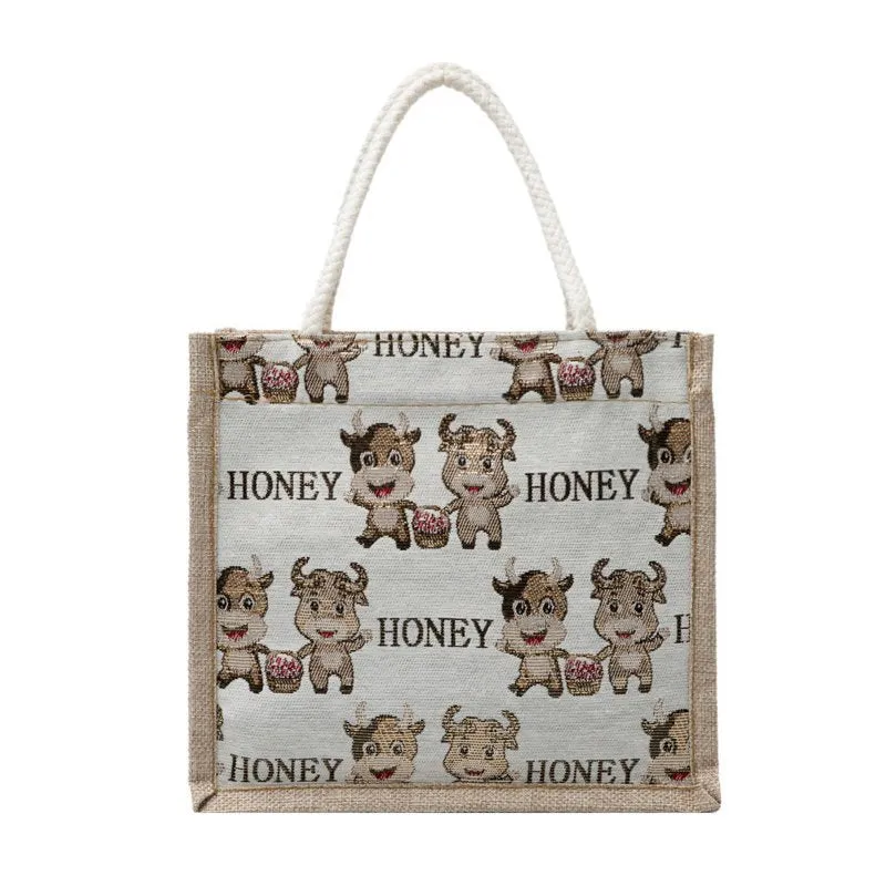 Small Happycow Canvas Totes