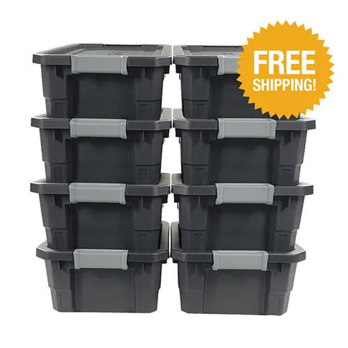 Small Stackable Storage Totes