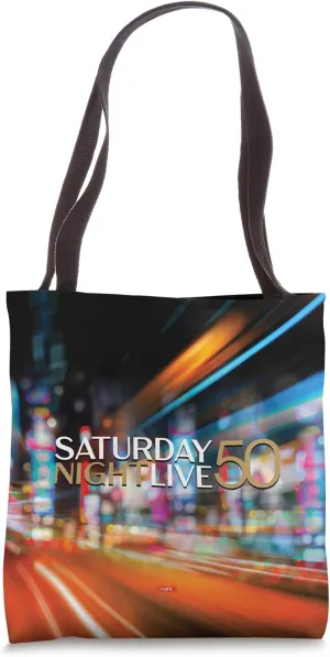 SNL 50 Live From New York Tote Bag