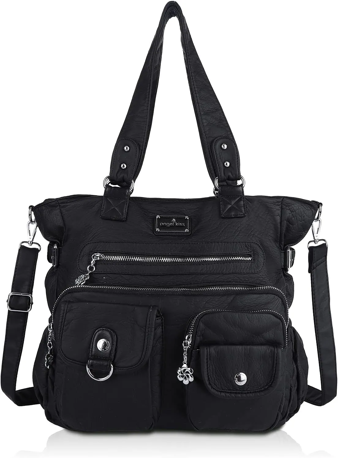Soft PU Leather Shoulder Handbag