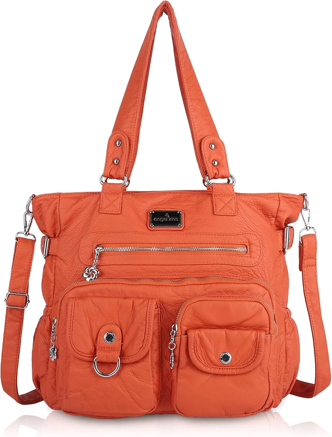 Soft PU Leather Shoulder Handbag