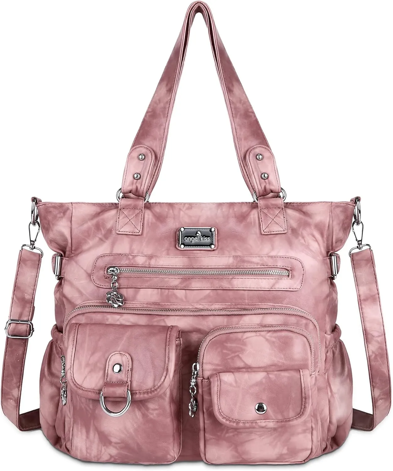 Soft PU Leather Shoulder Handbag