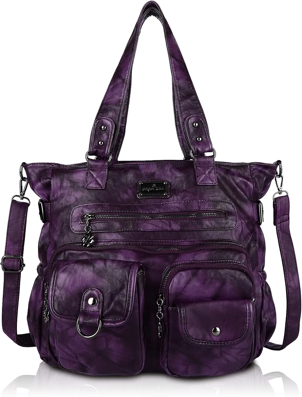 Soft PU Leather Shoulder Handbag