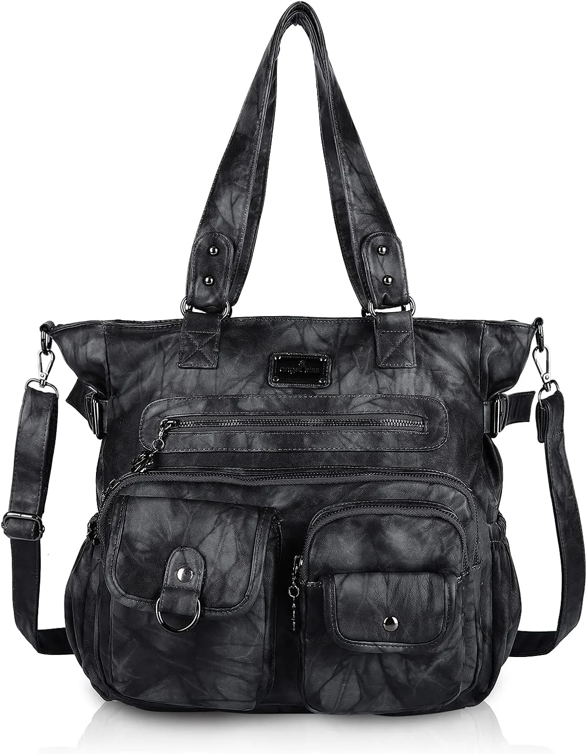 Soft PU Leather Shoulder Handbag
