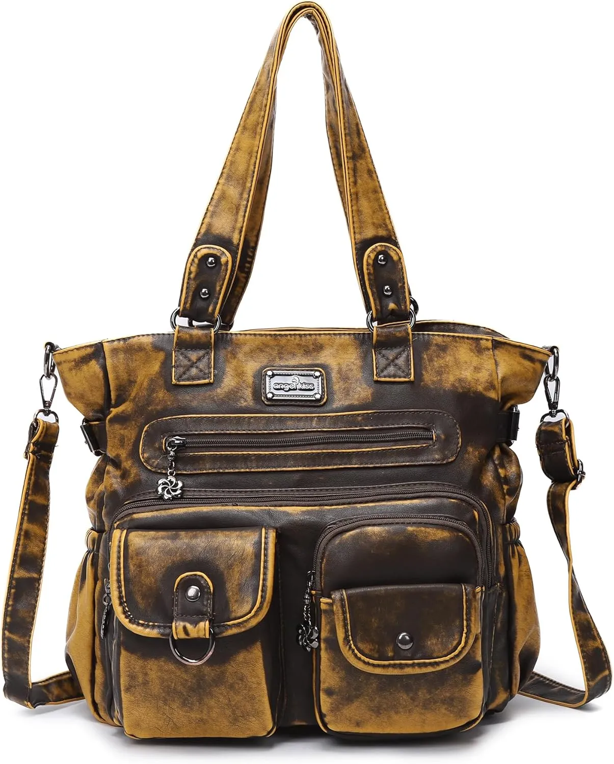 Soft PU Leather Shoulder Handbag