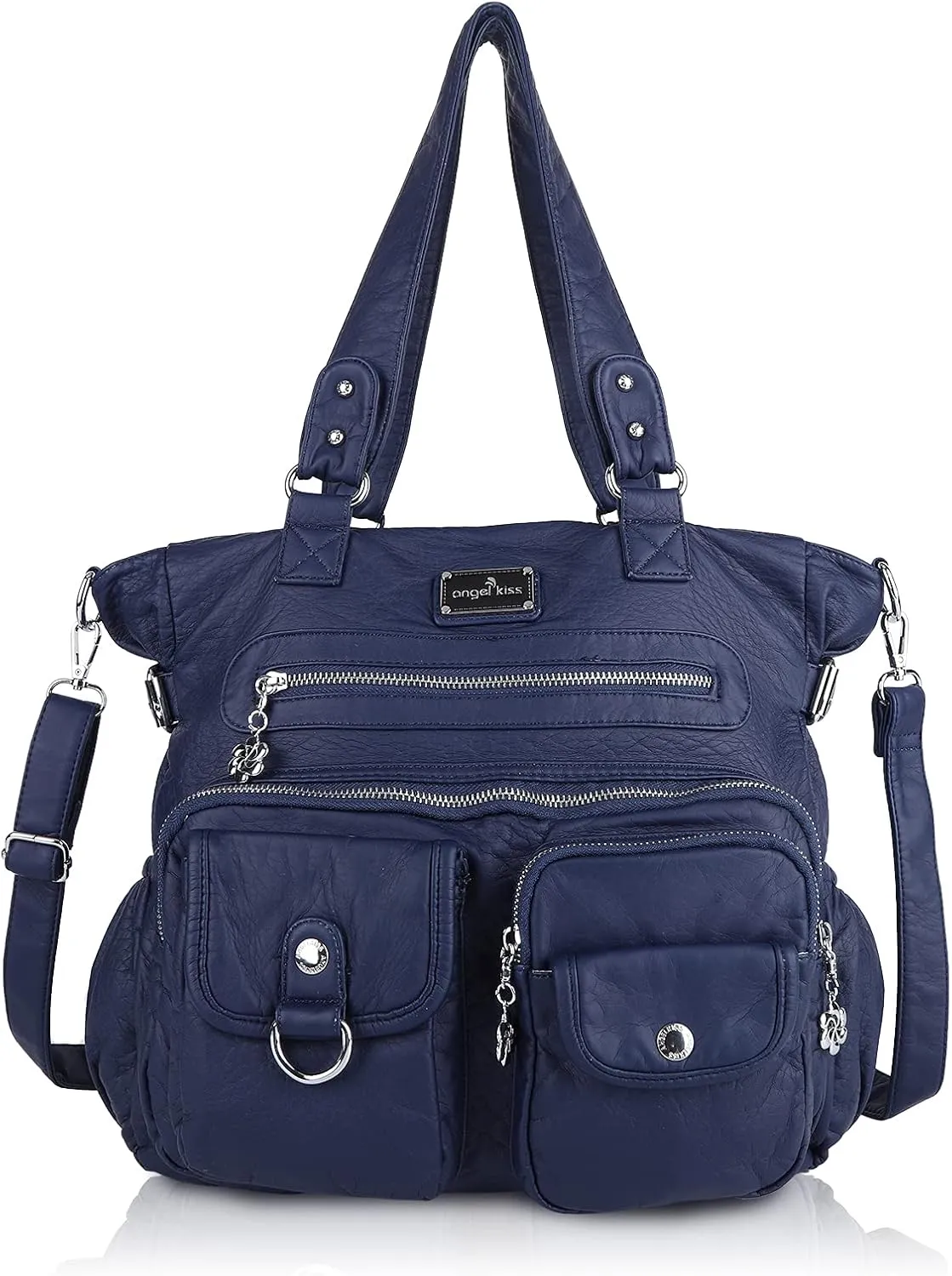 Soft PU Leather Shoulder Handbag