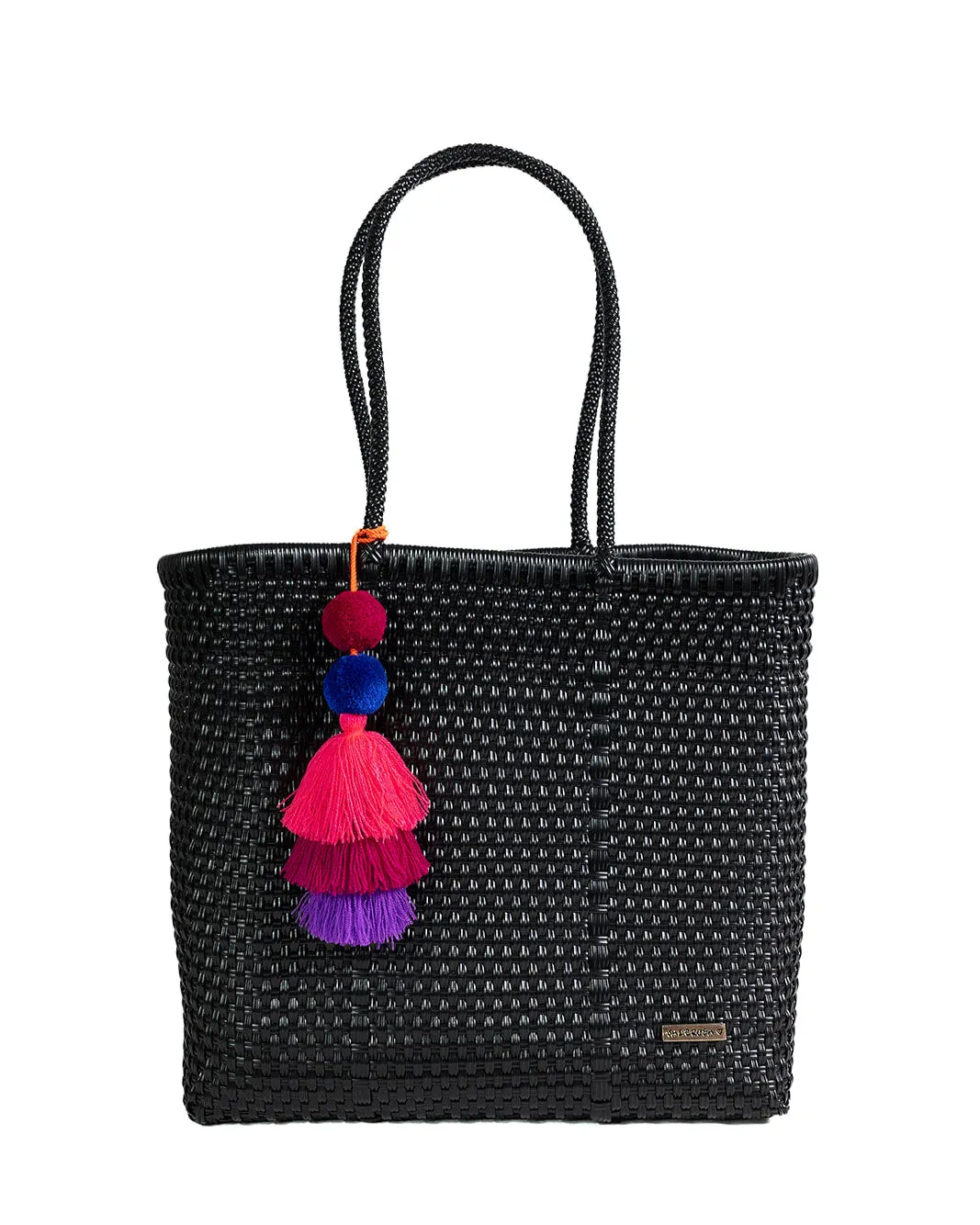 Solid Black Playera Tote