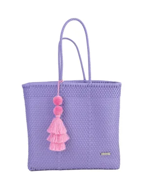 Solid Lilac Purple Jumbo Tote