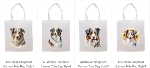Special - Breed Specific Canvas Tote - example - Australian Shepherd