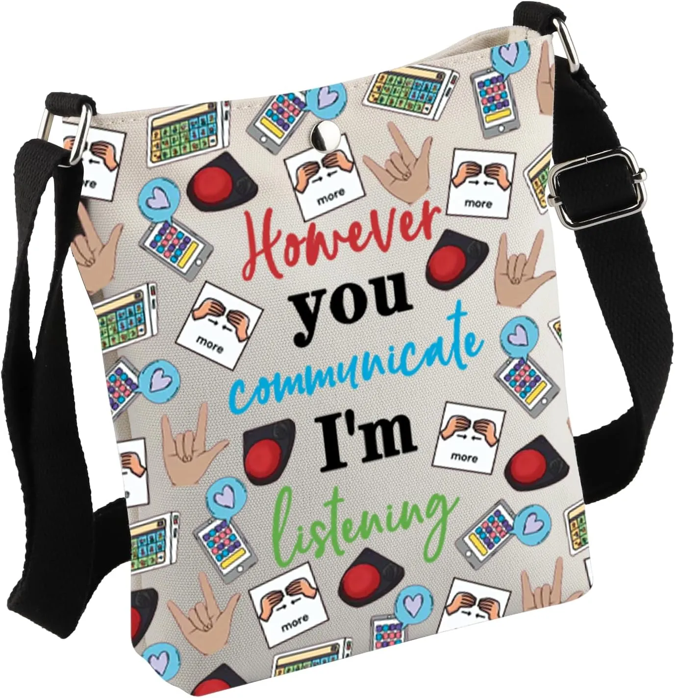Speech Therapy Gift SLP Gift Speech Language Pathologist Crossbody Bag OT Gift For Female
