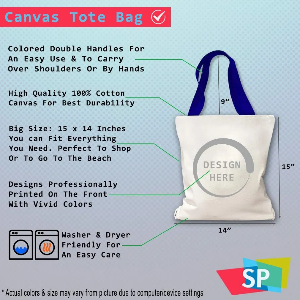 Speedy Pros Canvas Tote Bag for Women Teaching Is A Work of Heart Profession Education & Teachers