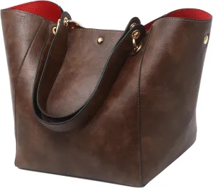 sqlp Large Work Tote Bag for Women Designer Purses and Handbags Big Bucket bags Ladies Travel Crossbody Purse Fuchsia