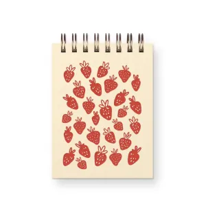 Strawberry Pattern Mini Jotter