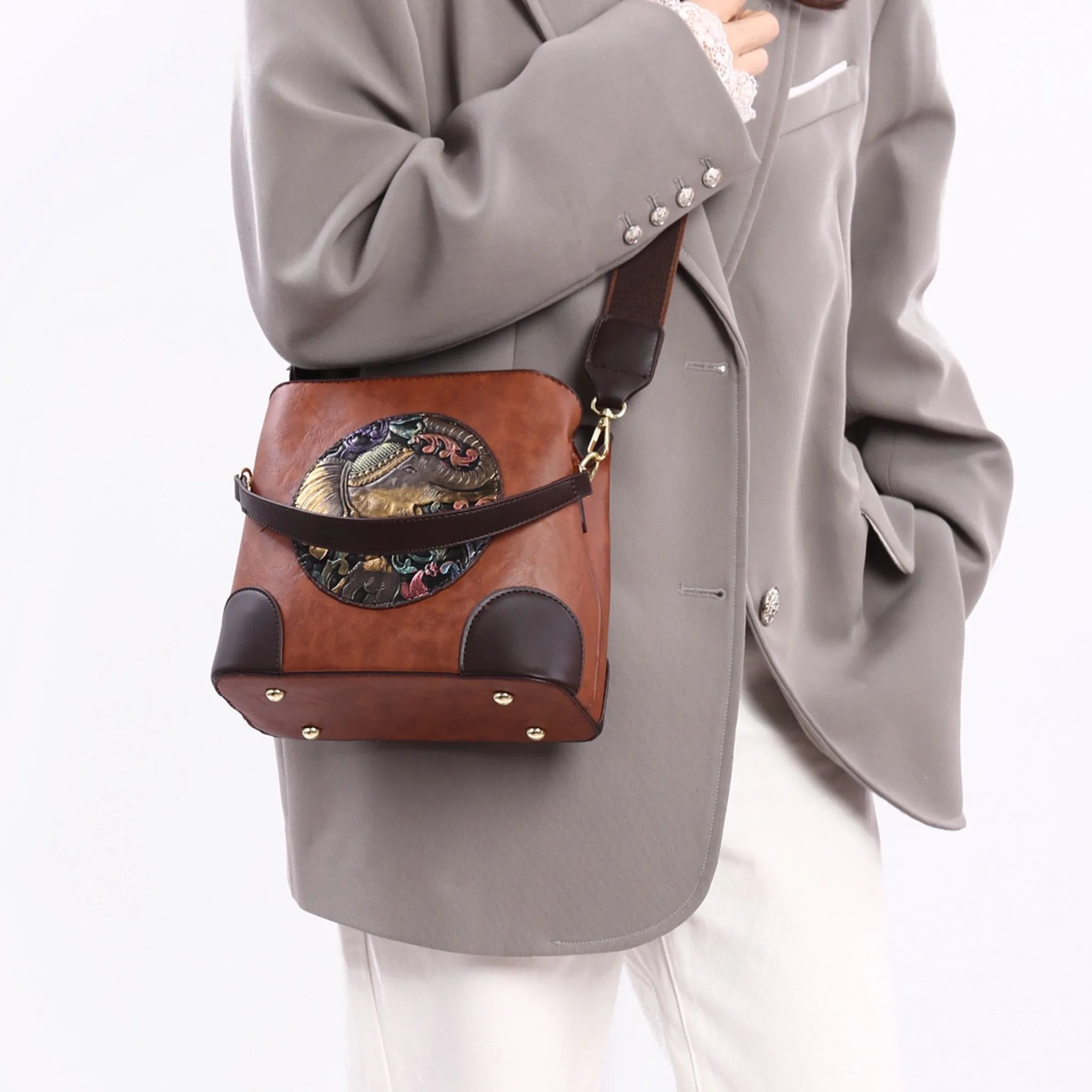 Tan Tari Sling Bag