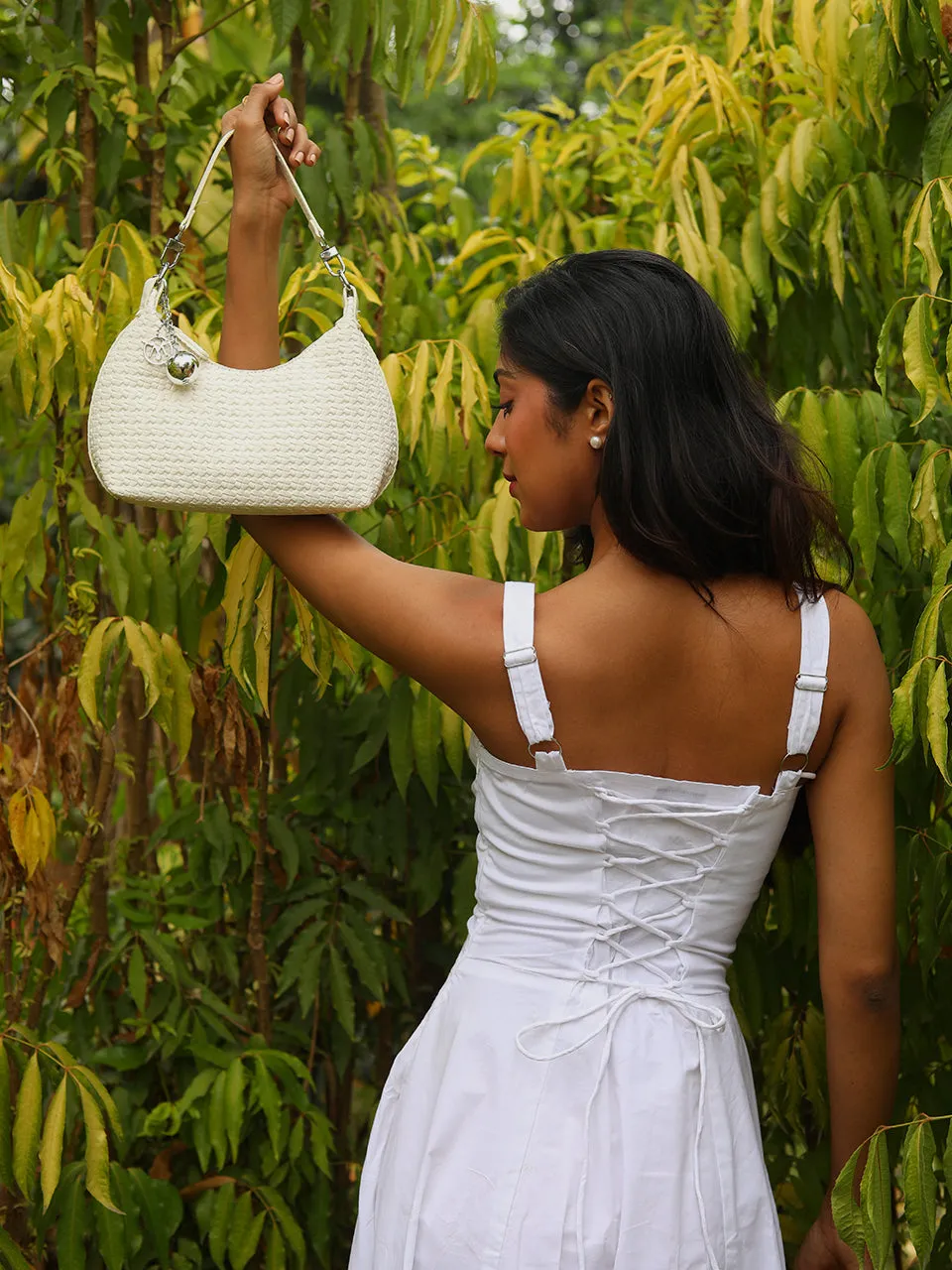 Tessera White Sling Bag