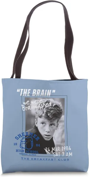 The Breakfast Club Brian The Brain Shermer High Tote Bag