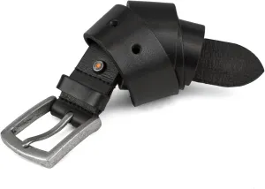 Timberland PRO Men's 40mm Workwear Work Belt Leather Belt, Black/Rivet, 44