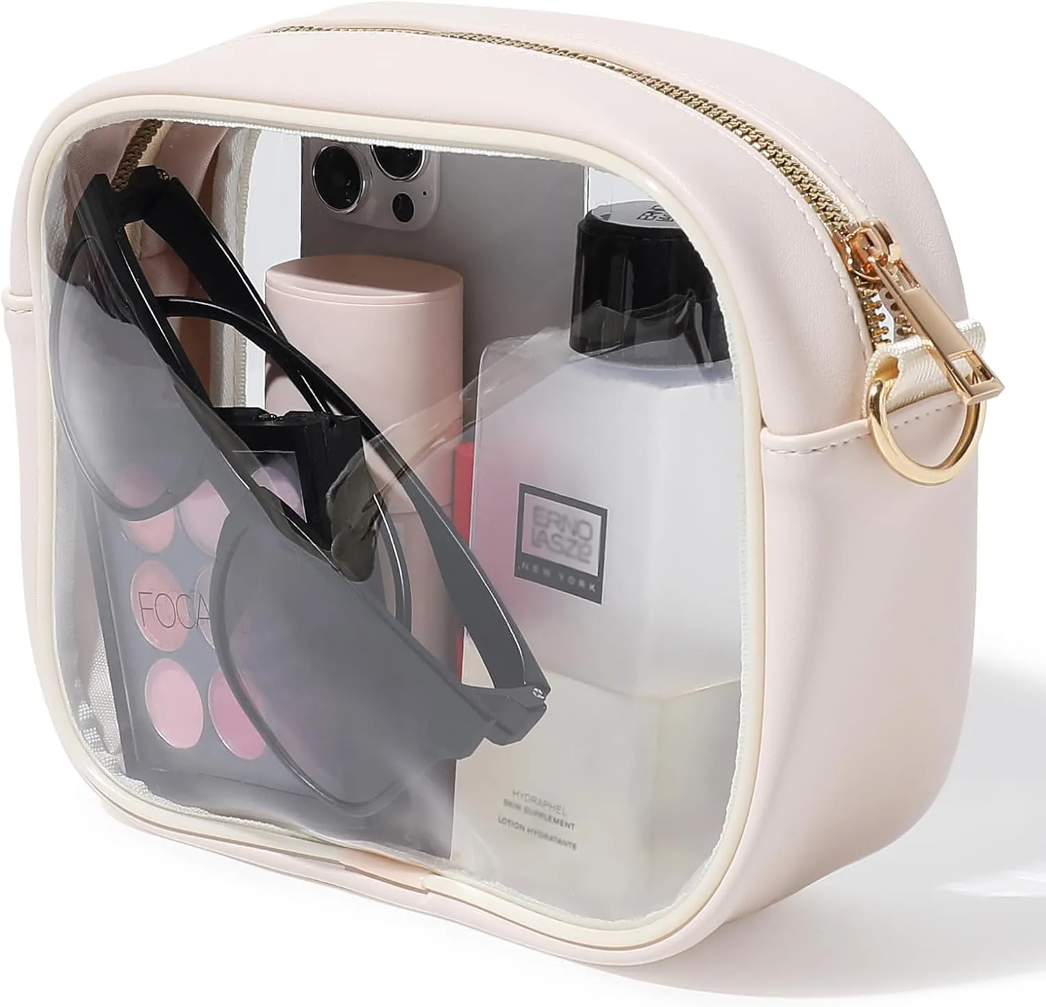 TOBVZOO Clear Bag Stadium Approved, Crossbody Transparent Bag for Concerts Sports Events, Purses for Men & Women