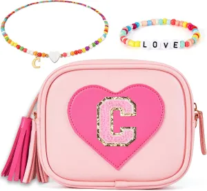 Toddler Purse Gift for Girls, Little Girls Purse Preppy Stuff Birthday Gift for 3 4 5 6 7 8 9 10 11 12 Year Old Girl