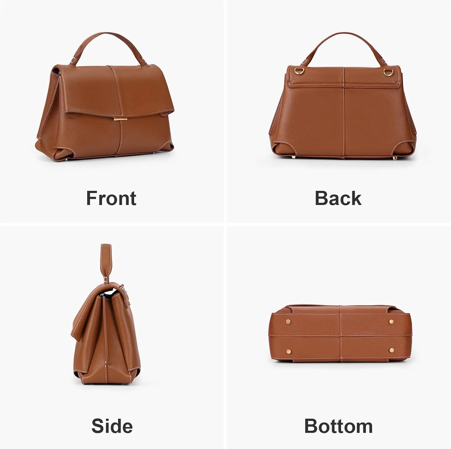 Top Handle Bag Handbags Large Faux Leather Satchel Bags for Women Luxury Designer Business Crossbody Work Tote Purse