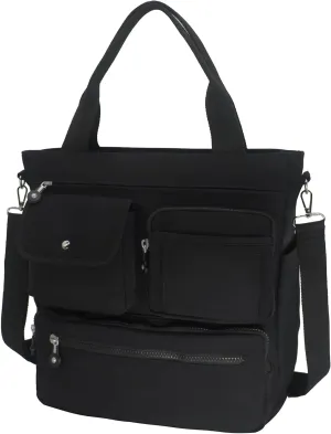 Tote Bag for Woman, Large Tote Bag with Multi Pockets, Work Shoulder Bag with Zipper for Office, Travel, Waterproof