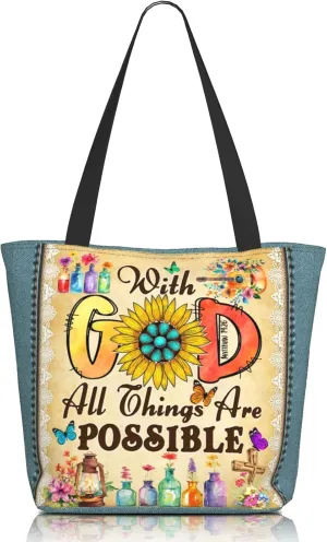 Tote Bag for Women Gifts Shoulder Handbag Shopping Bags For Women Work Birthday Mother Day