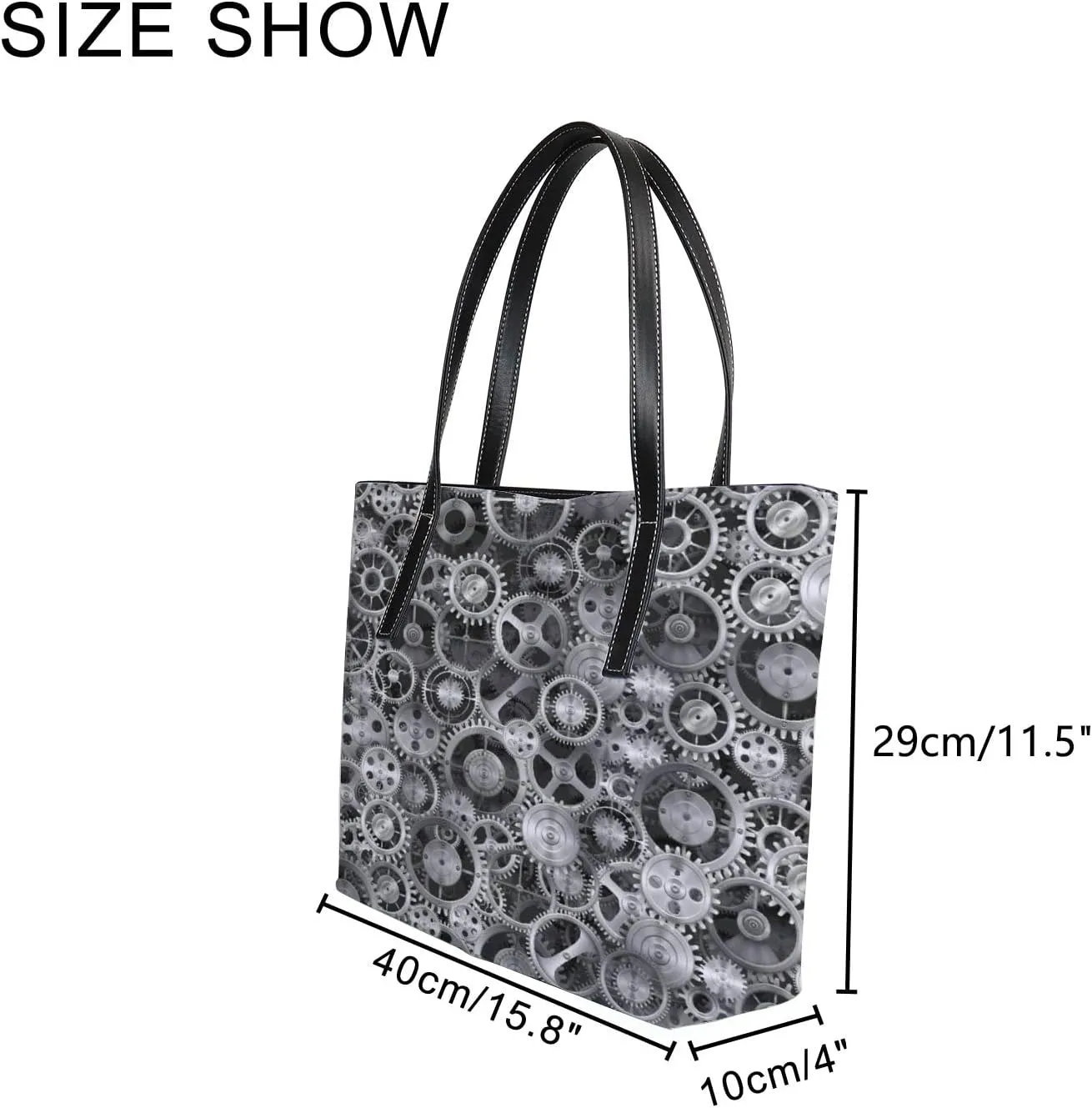Tote Bag for Women PU Leather Handbags Women's Crossbody Handbags Work Tote Bags for Women Coachbags Tote Bag with Zipper