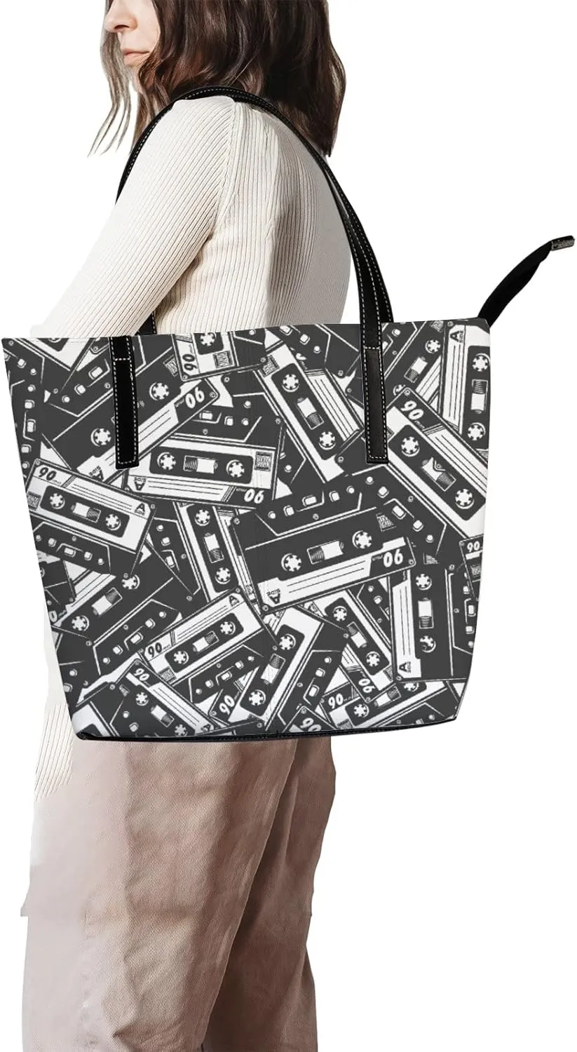 Tote Bag for Women PU Leather Handbags Women's Crossbody Handbags Work Tote Bags for Women Coachbags Tote Bag with Zipper