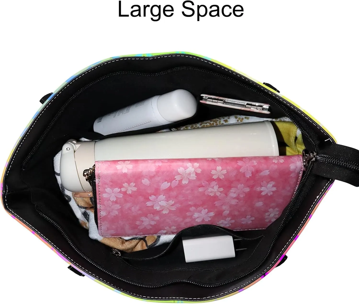 Tote Bag for Women PU Leather Handbags Women's Crossbody Handbags Work Tote Bags for Women Coachbags Tote Bag with Zipper