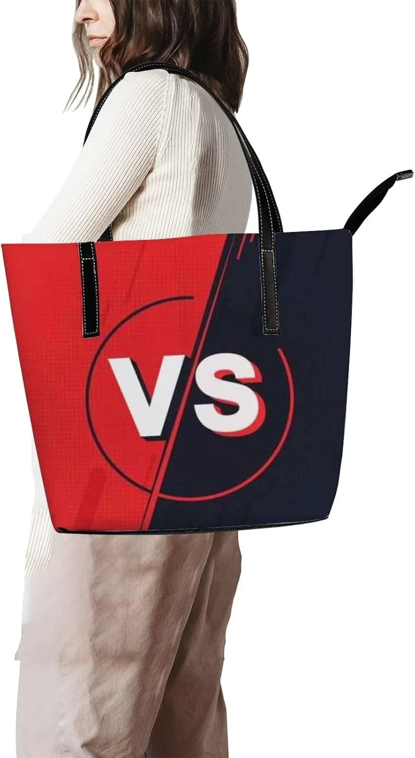 Tote Bag for Women PU Leather Handbags Women's Crossbody Handbags Work Tote Bags for Women Coachbags Tote Bag with Zipper