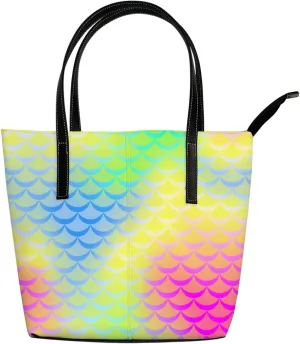 Tote Bag for Women PU Leather Handbags Women's Crossbody Handbags Work Tote Bags for Women Coachbags Tote Bag with Zipper