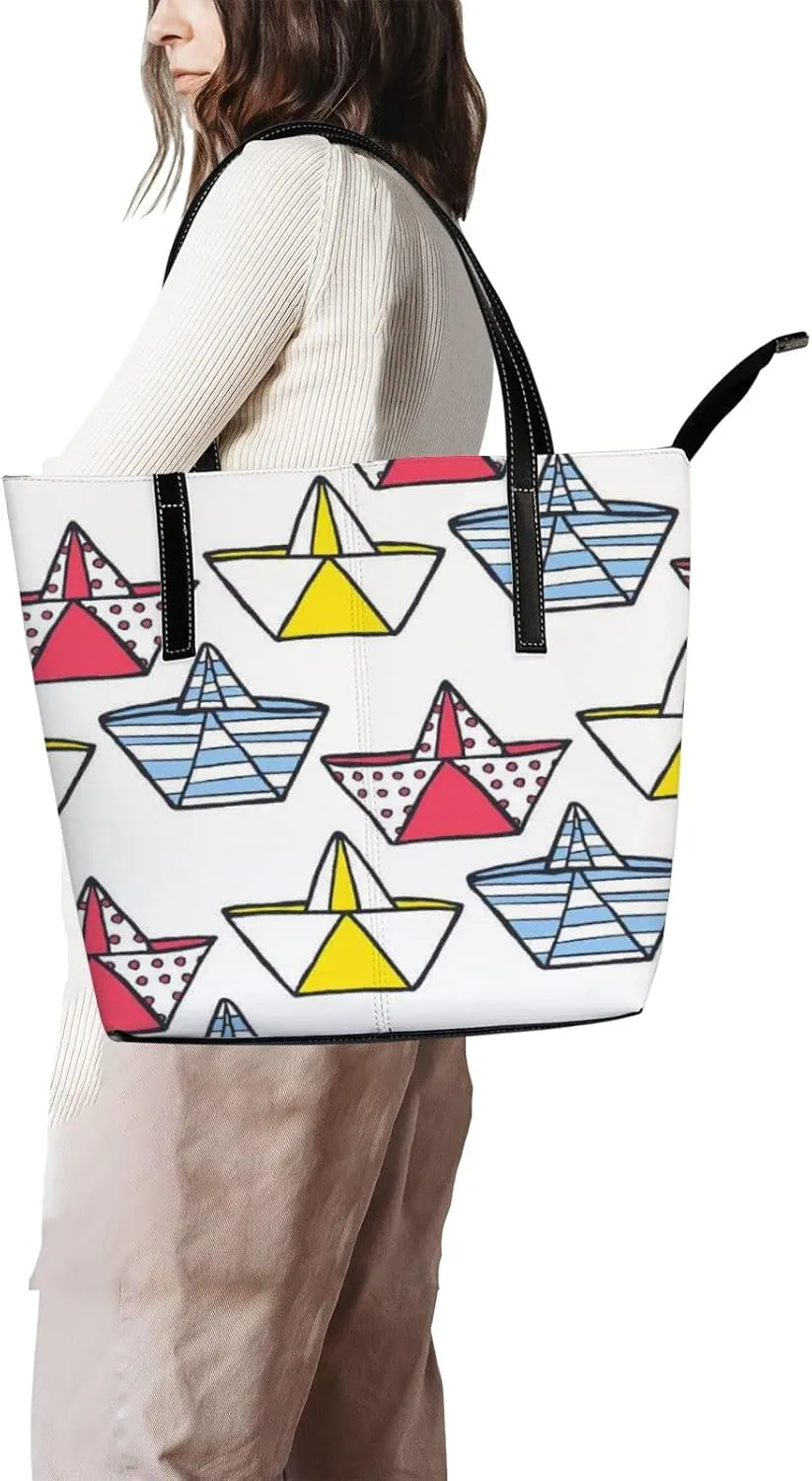 Tote Bag for Women PU Leather Handbags Women's Crossbody Handbags Work Tote Bags for Women Coachbags Tote Bag with Zipper