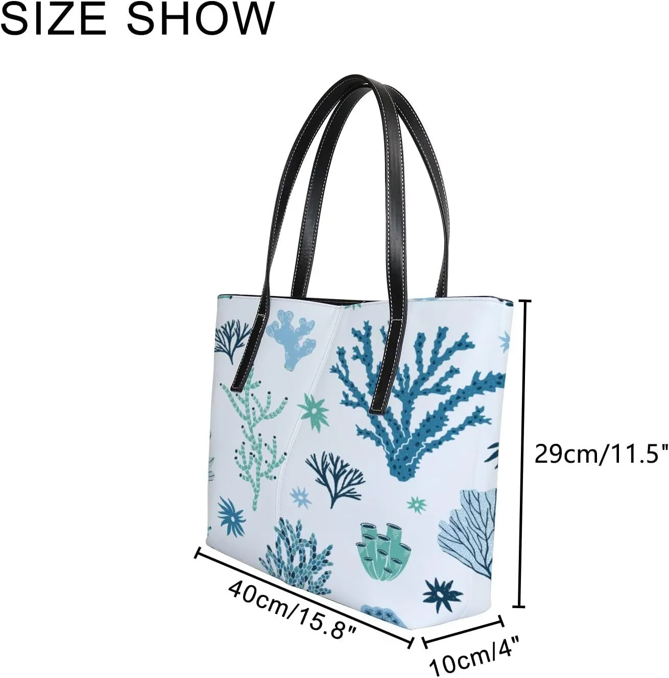 Tote Bag for Women PU Leather Handbags Women's Crossbody Handbags Work Tote Bags for Women Coachbags Tote Bag with Zipper