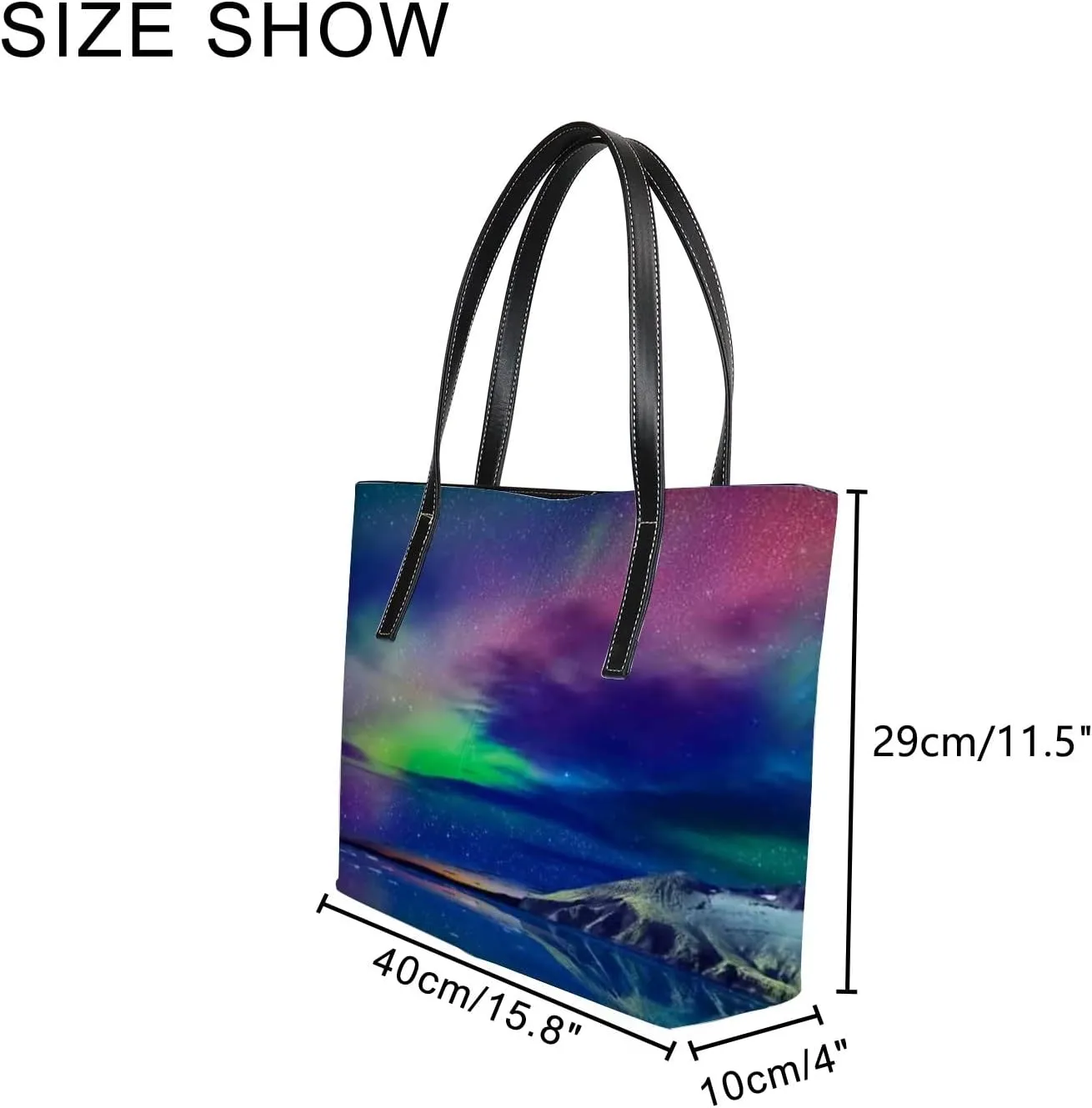 Tote Bag for Women PU Leather Handbags Women's Crossbody Handbags Work Tote Bags for Women Coachbags Tote Bag with Zipper
