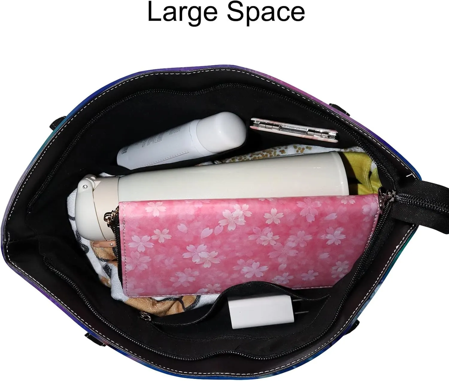 Tote Bag for Women PU Leather Handbags Women's Crossbody Handbags Work Tote Bags for Women Coachbags Tote Bag with Zipper